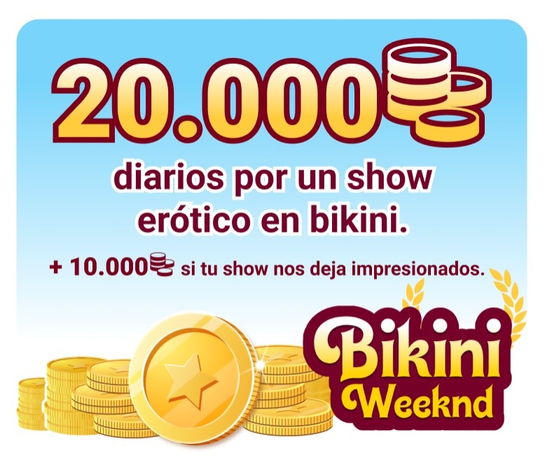 Lo mejor del verano con Bikini Weeknd y hasta 90.000 monedas por lucir tu bikini más sexy