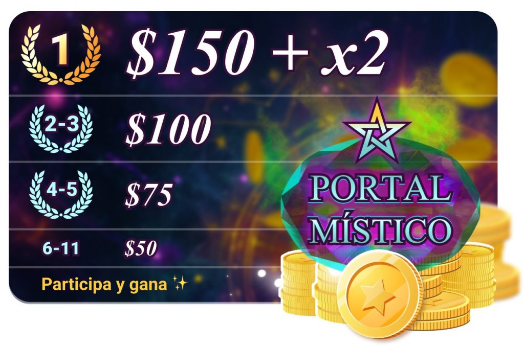 En Portal Místico podrás ganar $2.400 y tres Happy Hours